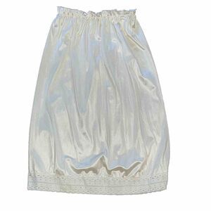 Vintage‎ Opalaire Slip Size Medium Ivory Lace Trim Secretary Geek Lingerie